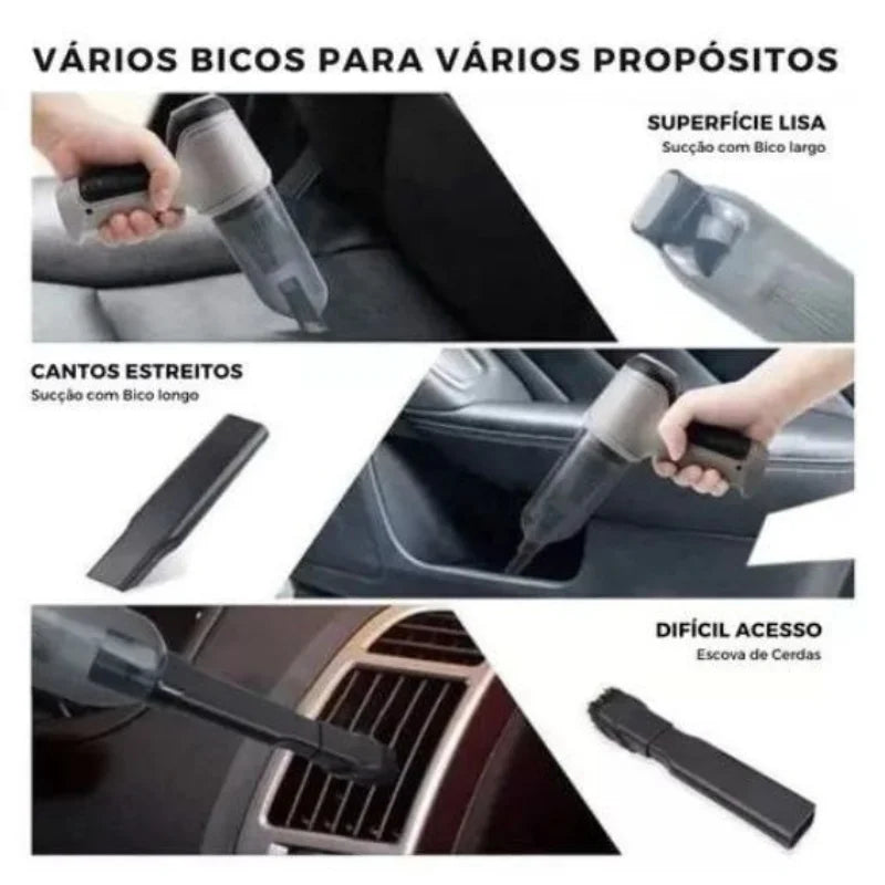 Mini aspirador de pó portatil