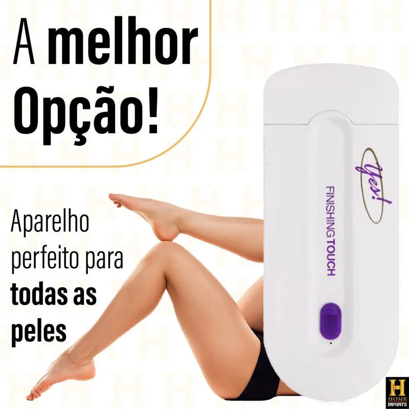 Depilador feminino elétrico / Removedor De Pelos facial e corporal / Sem Fio e recarregável.