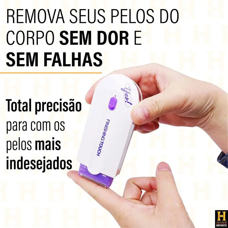 Depilador feminino elétrico / Removedor De Pelos facial e corporal / Sem Fio e recarregável.