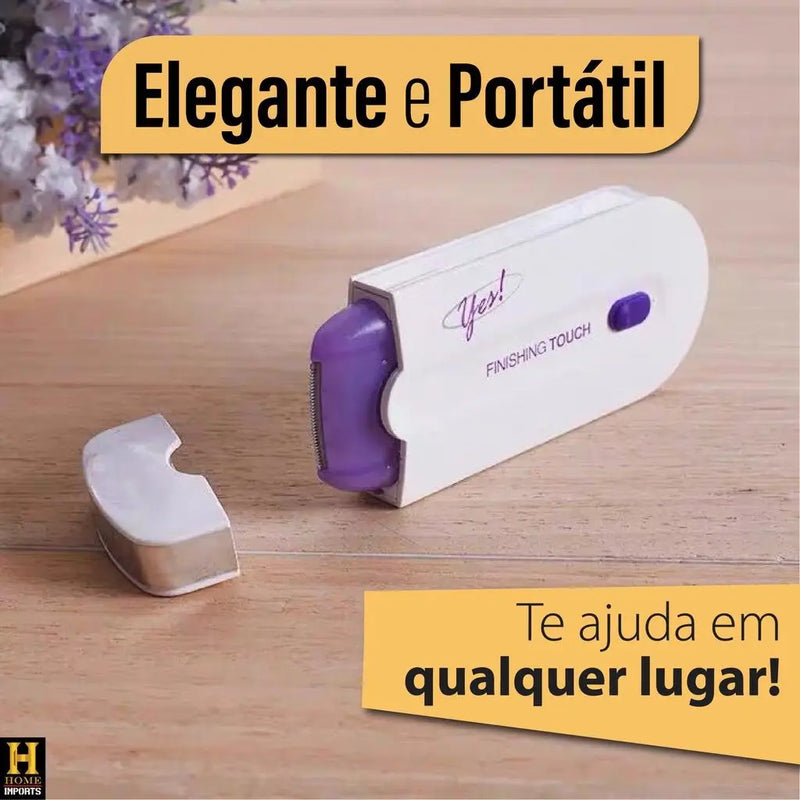 Depilador feminino elétrico / Removedor De Pelos facial e corporal / Sem Fio e recarregável.