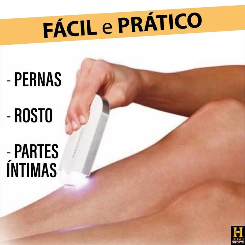 Depilador feminino elétrico / Removedor De Pelos facial e corporal / Sem Fio e recarregável.