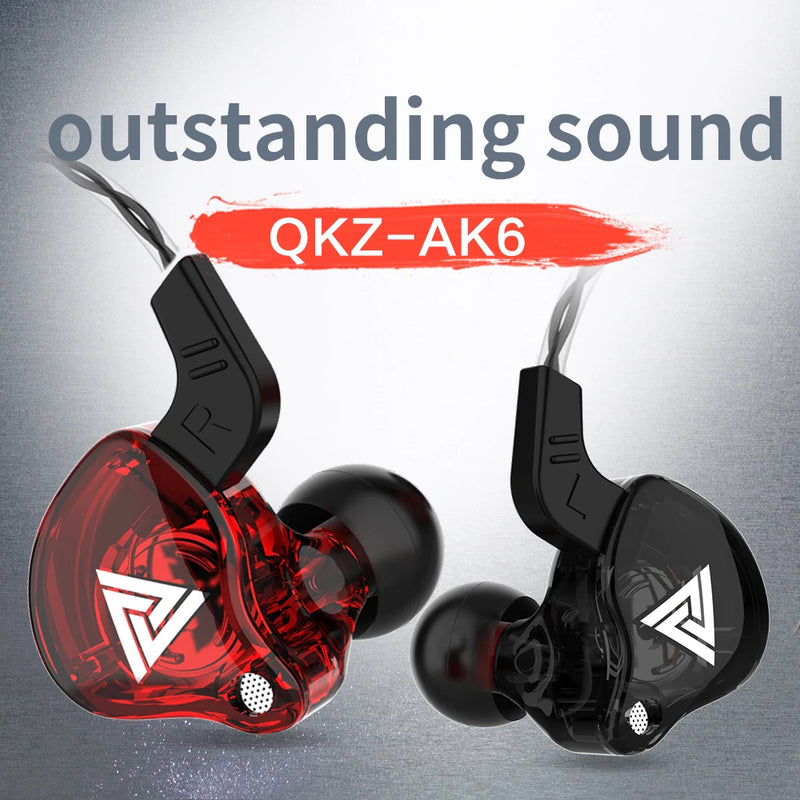 fones de ouvido Original QKZ AK6 - alta fidelidade