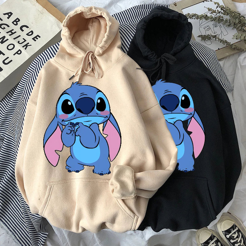 moletom feminino com capuz,  harajuku fofo