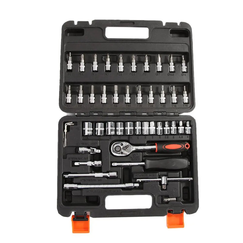 Kit Conjunto Chaves Ferramentas Maleta Com 46 Peças
