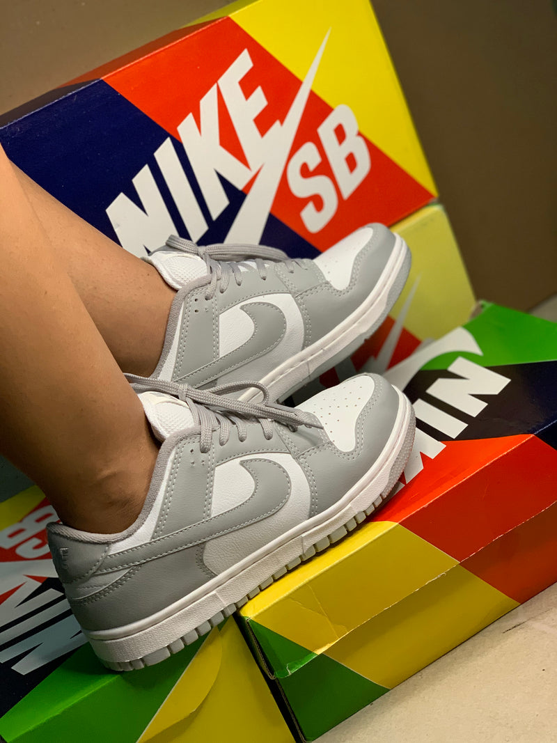 Sb DUNK Low Primeira linha - Solado de borracha, 2 pares de cadarços