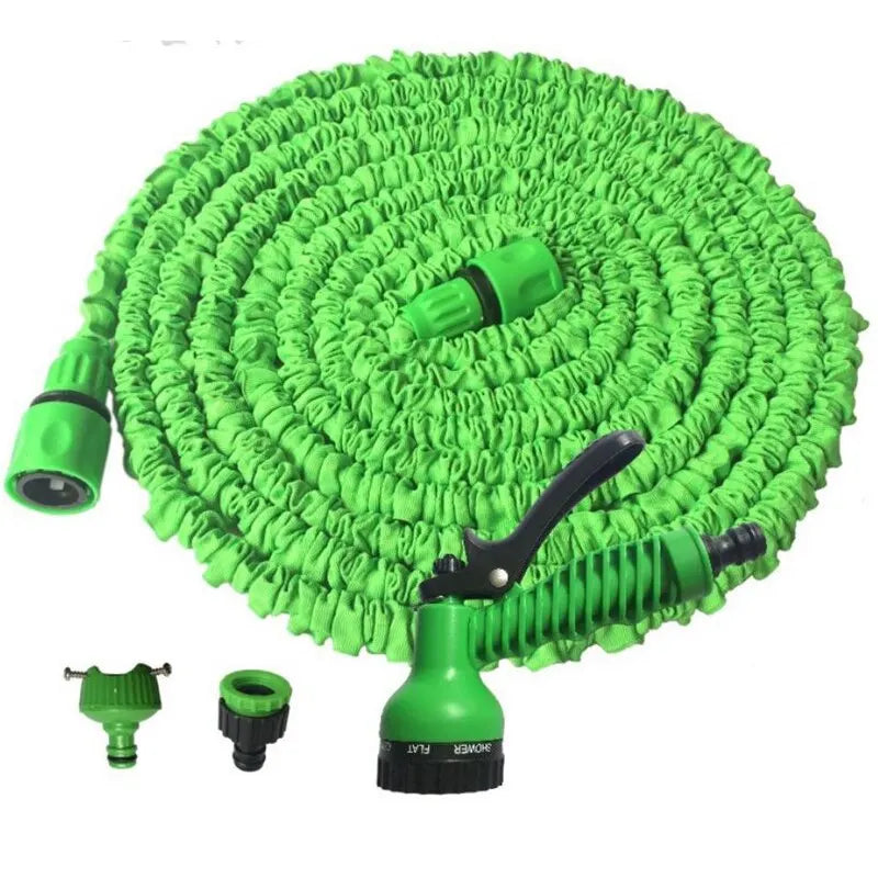 Mangueira de água telescópica multifuncional, 25f/50f/75f/100f, pistola de limpeza de alta pressão, ferramentas de jardinagem doméstica