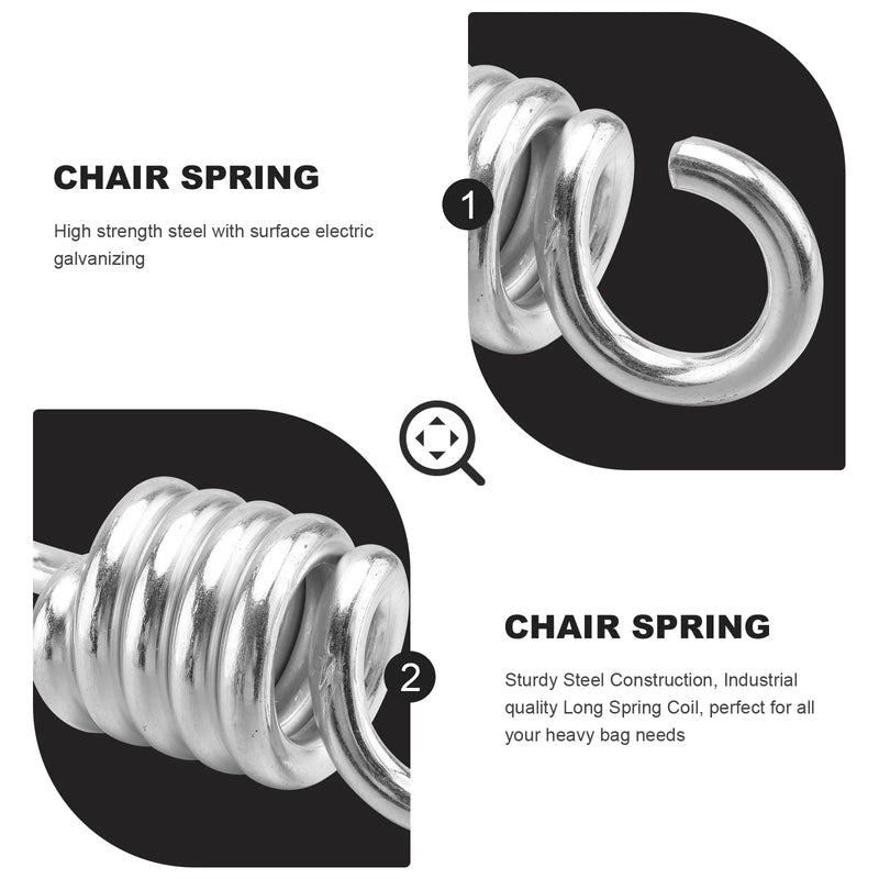 Cadeira de balanço de rede - para varanda / mola resistente aço inoxidável, ganchos giratórios duplos (6.7mm)