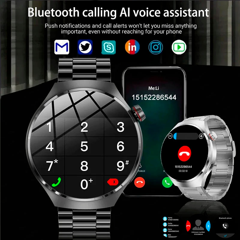 Smart Watch masculino - Watch 4 Pro AMOLED HD