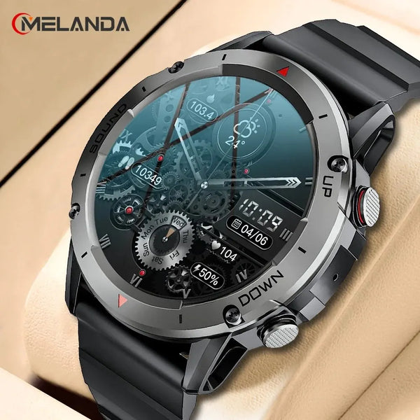 Smart Watch Men MELANDA 1.39 a prova d agua