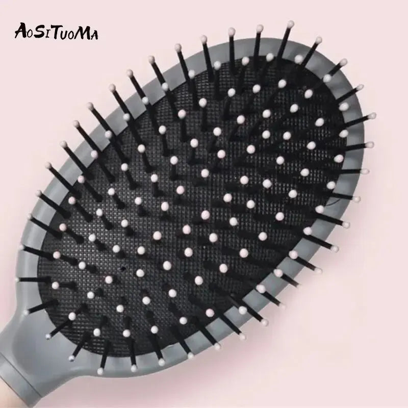 Escova de cabelo desembaraçante para cabelos ondulados/encaracolados - Pente de massagem para cabelos molhados para desembaraçar, cabelos molhados/secos/óleo/grossos-suave no couro cabeludo e nos cabelos