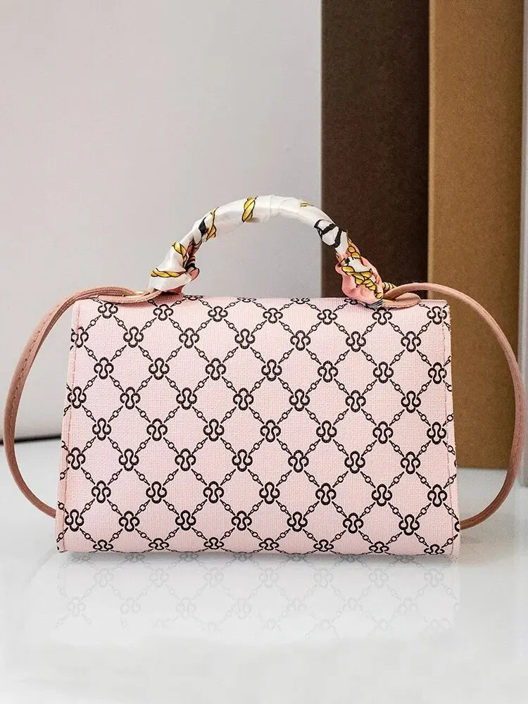 Bolsa com cachecol / couro PU para para mulheres (muito elegante)