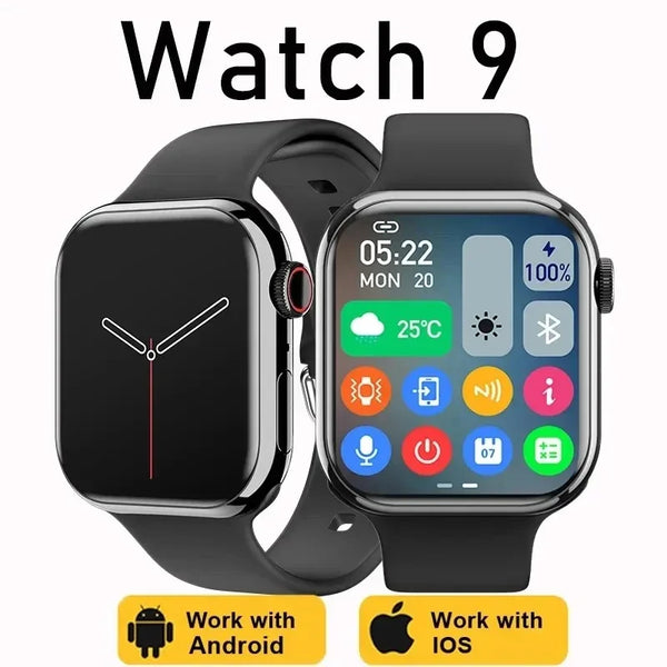 Novo relógio inteligente de carregamento sem fio smartwatch