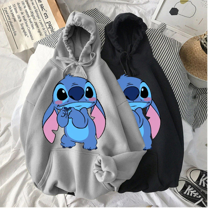moletom feminino com capuz,  harajuku fofo