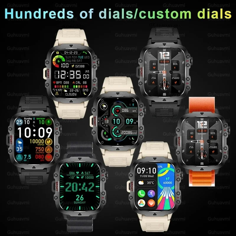Smart Watch GUHUAVMI 1.96 Inch Screen