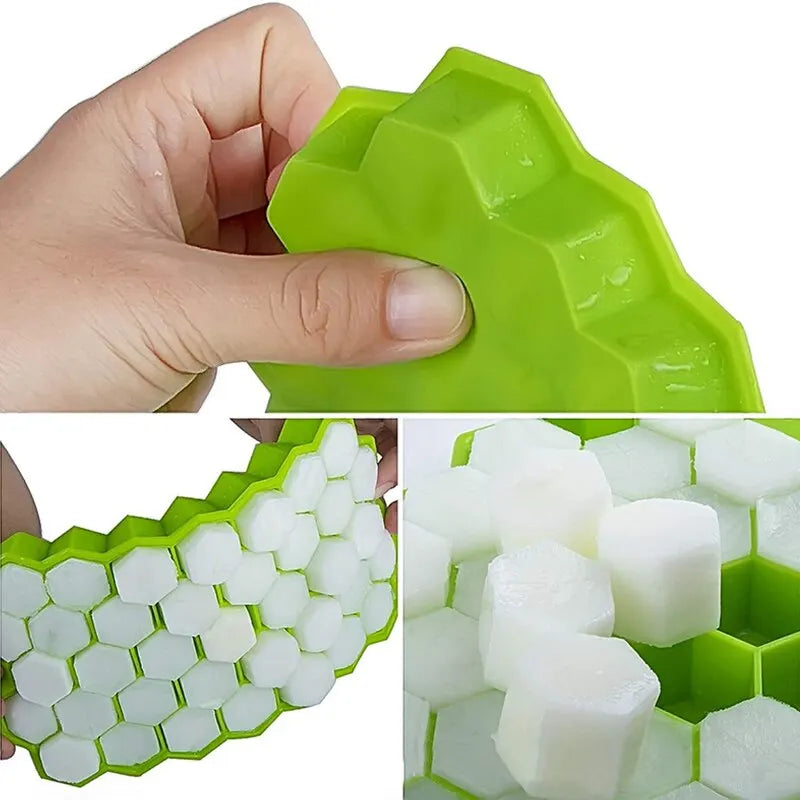 bandeja molde de cubos de gelo de silicone