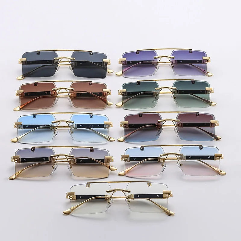 Sunglasses 2024 Square Vintage Fashion