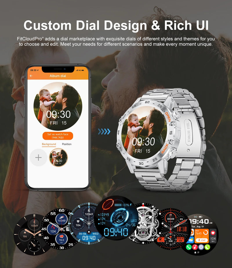 Smart Watch Men LIGE New1.39"