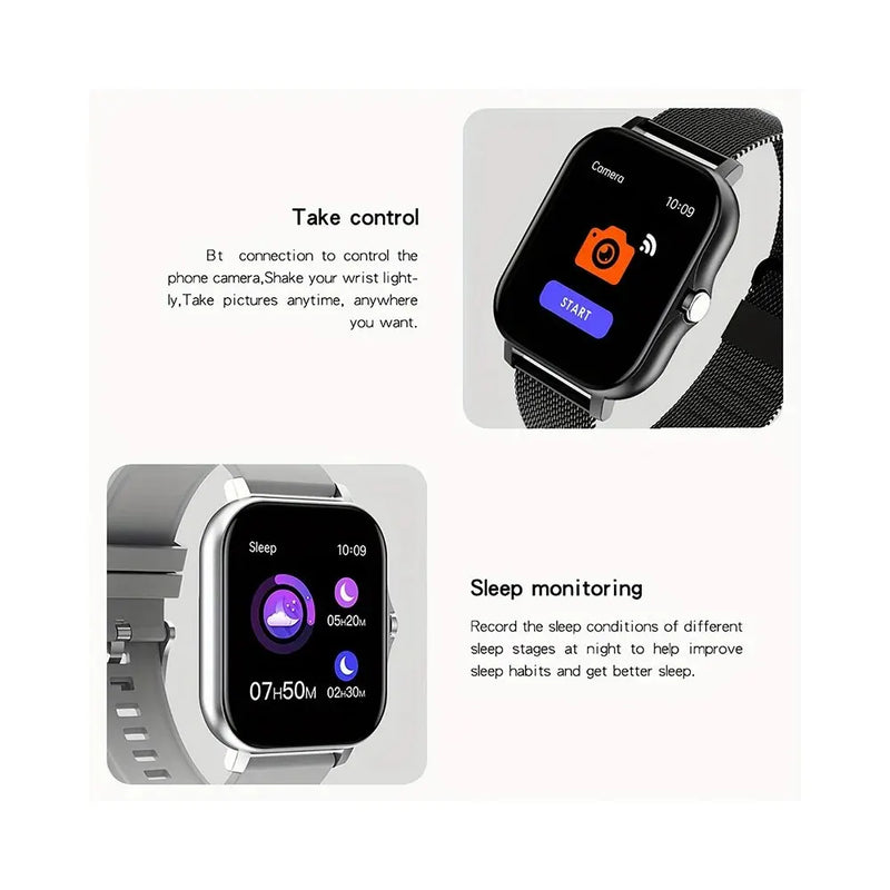 Smart Watch 2023 android telefone 1.44 Polegada - tela colorida - bluetooth - monitoramento de pressão / relógio inteligente feminino masculino