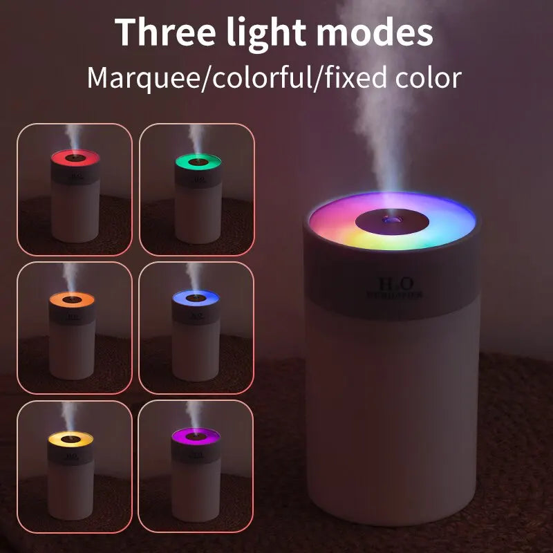 Umidificador luminoso doméstico 260ml