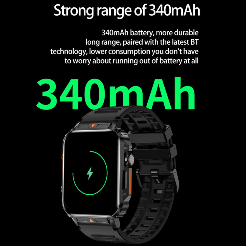 Smart Watch Military Outdoor 1.95 - masculino