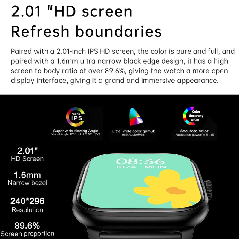 Smart Watch 2024 a prova d agua