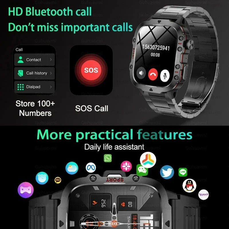Smart Watch GUHUAVMI 1.96 Inch Screen