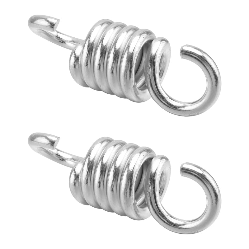 Cadeira de balanço de rede - para varanda / mola resistente aço inoxidável, ganchos giratórios duplos (6.7mm)