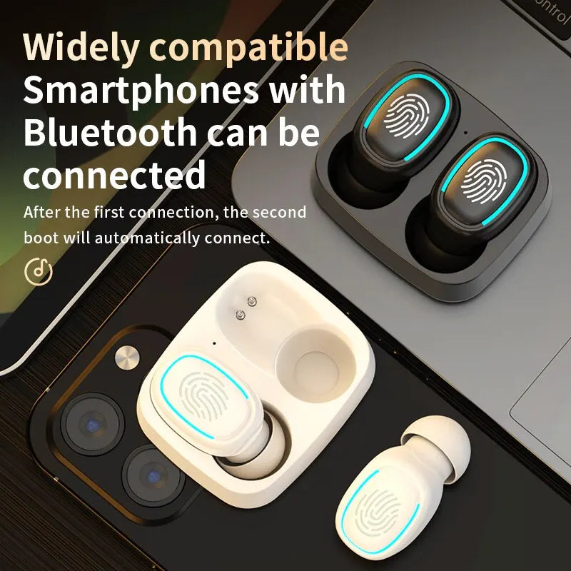fone de ouvido Sem fio  - bluetooth, alta qualidade tampões anti suor, qualidade HD, som estéreo universal