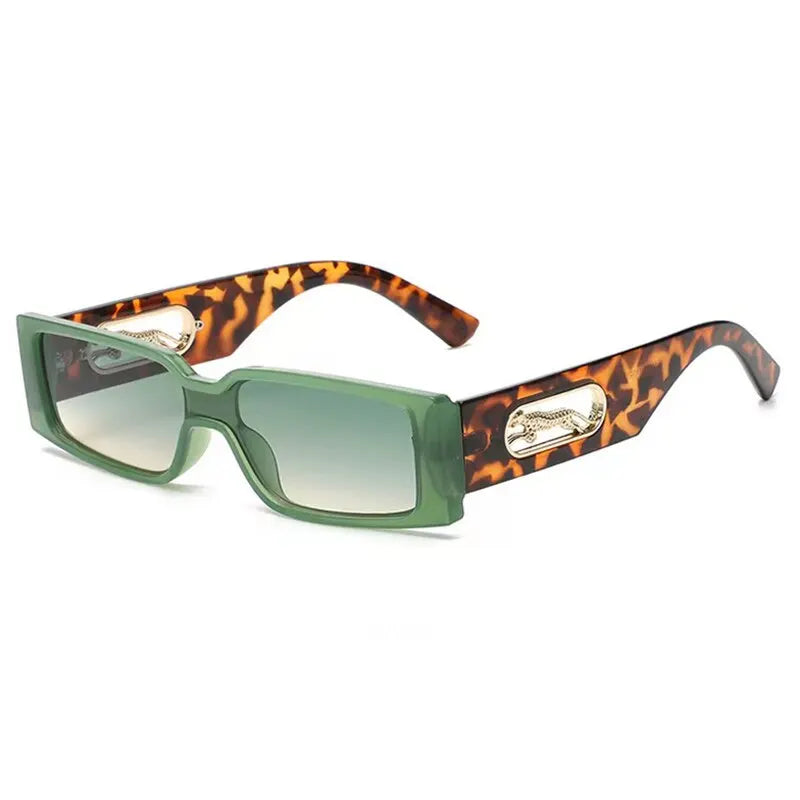 Sunglasses Brand Designer Vintage Square Punk
