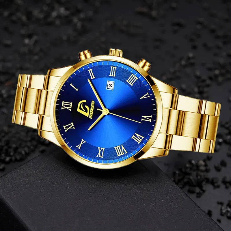 relógios de luxo minimalista quartzo - masculino de aço inoxidavel (muito lindo)