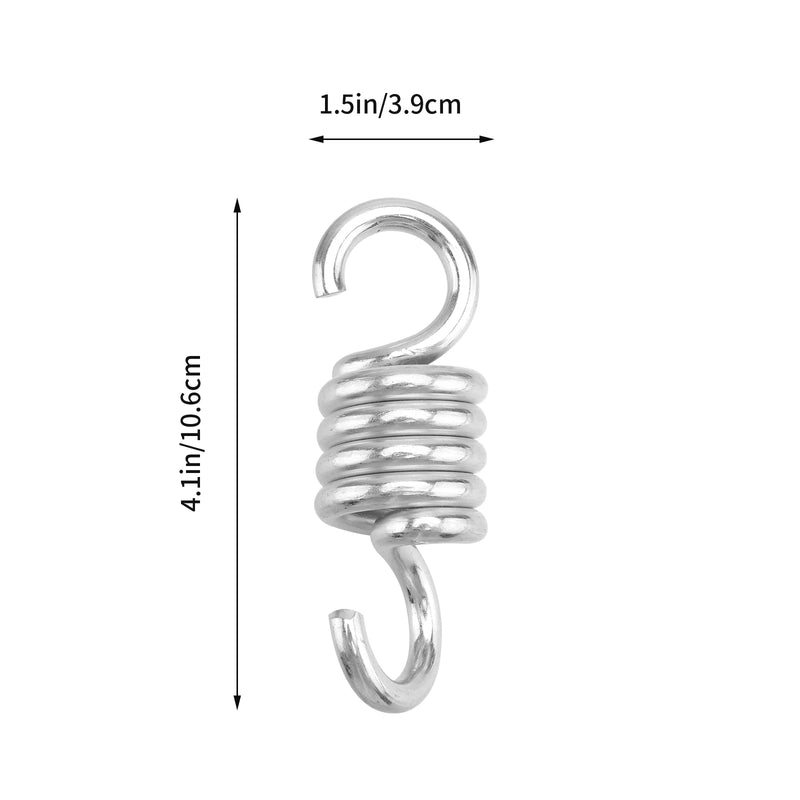 Cadeira de balanço de rede - para varanda / mola resistente aço inoxidável, ganchos giratórios duplos (6.7mm)