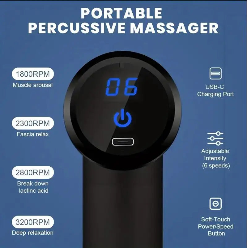 Mini massageador corporal portátil para o corpo / costas e pescoço perna