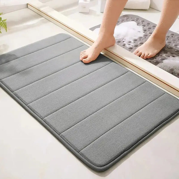 Tapete Para Banheiro Soft - Absorve Água - Extra Macio - Base Antiaderente 50*80CM