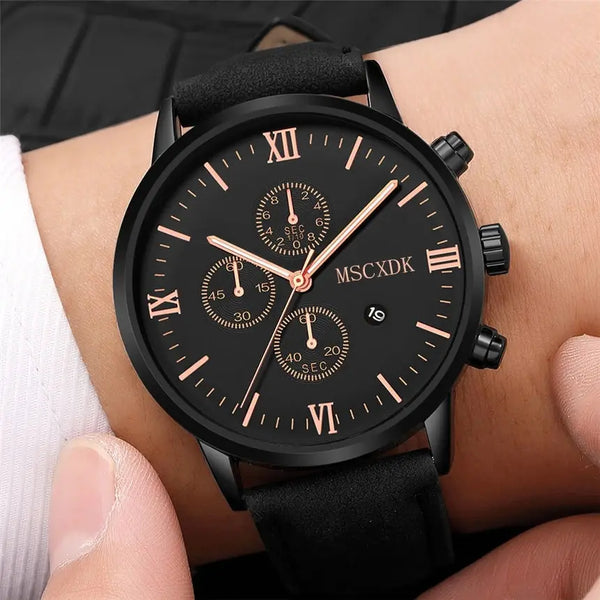 Relógio De Quartzo Preto Masculino