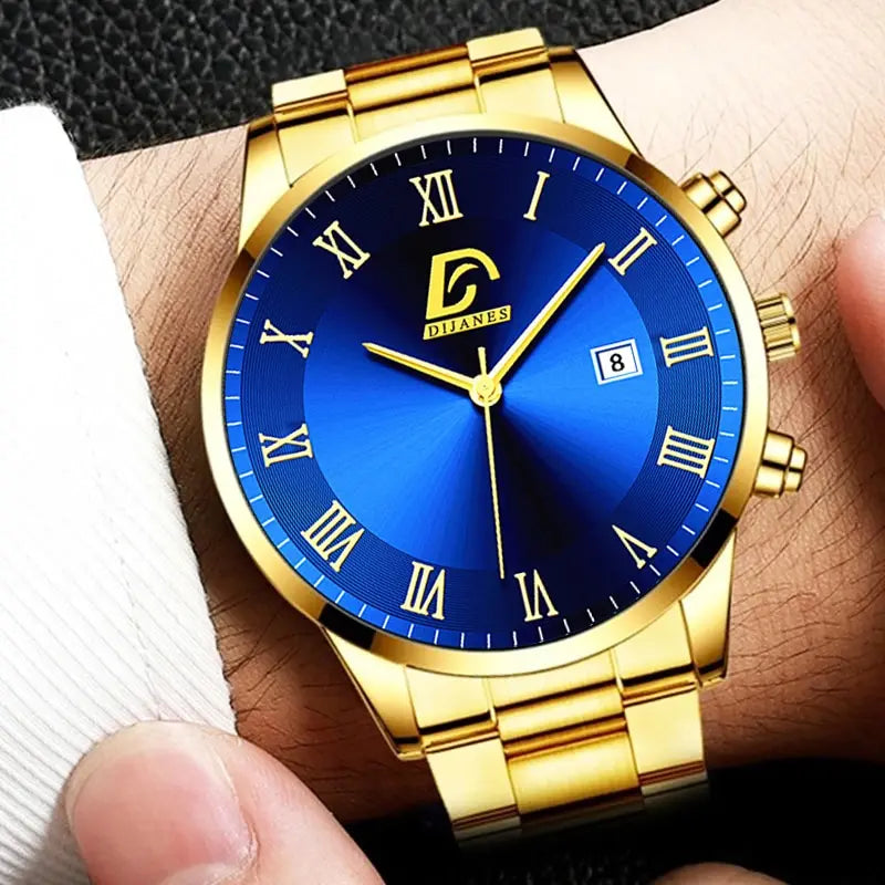 relógios de luxo minimalista quartzo - masculino de aço inoxidavel (muito lindo)