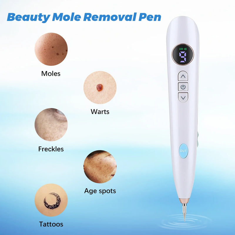 Caneta Jato de Plasma Digital - Remova Manchas, Verrugas e Muito Mais!
