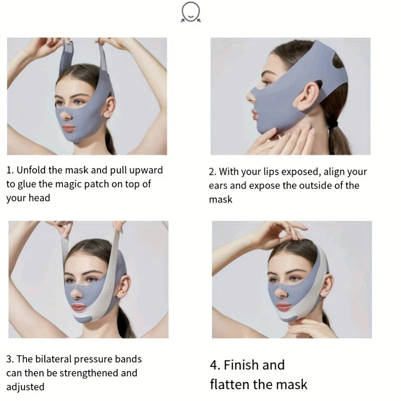 Máscara Facial Coreana - anti-papada