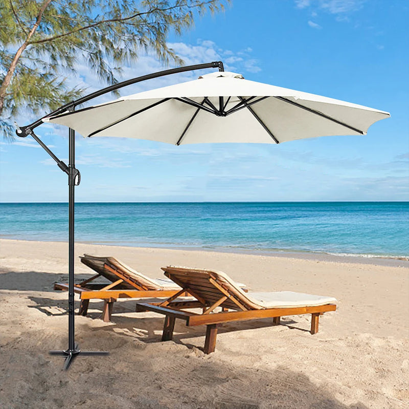 guarda sol com protecao UV - com pano substituivel a prova d agua / ideal para praia ou jardim (sem suporte)