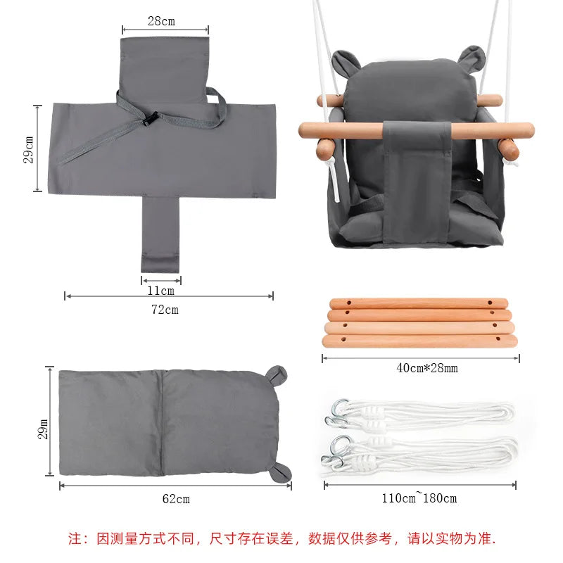 balanço para bebe - cesta pendurada