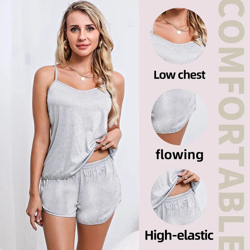 Pijama feminino /conjunto verão - suave, macio e casual