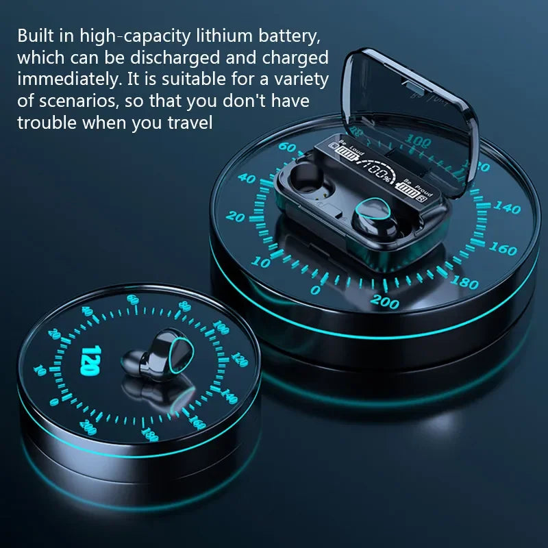 fone de ouvido sem fio TWS -  bluetooth com caixa de carga /  para telefone com cancelamento de ruído, microfone fones sem fio bluetooth