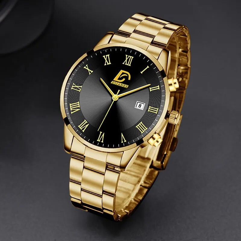 relógios de luxo minimalista quartzo - masculino de aço inoxidavel (muito lindo)