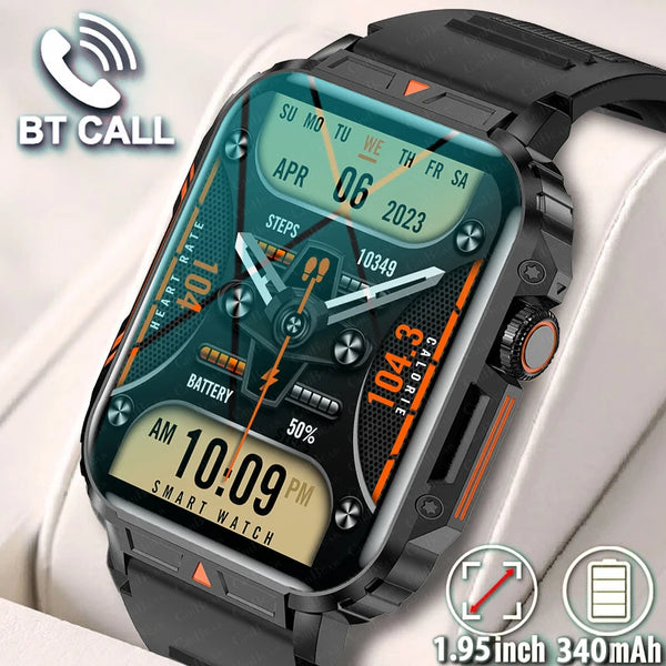 Smart Watch Military Outdoor 1.95 - masculino