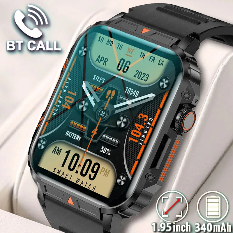Smart Watch Military Outdoor 1.95 - masculino