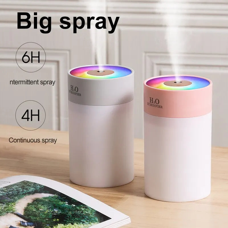 Umidificador luminoso doméstico 260ml
